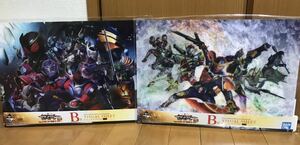 【新品・未開封】一番くじ 仮面ライダーセイバー NO.01 feat.レジェンド仮面ライダー ☆ビジュアルシート B賞 龍騎＆鎧武 2枚セット