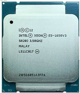 2個セット Intel Xeon E5-1650 v3 SR20J 6C 3.5GHz 15MB 140W LGA2011-3 DDR4-2133
