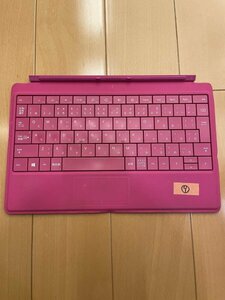 ピンク⑨サーフェス キーボード／Microsoft surface／Model:1561 Surface RT、Surface Pro、Surface 2、Surface Pro 2