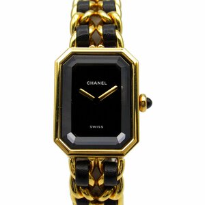 シャネル プルミエールS ブランドオフ CHANEL GP（ゴールドメッキ） 腕時計 GP/革 中古 レディース