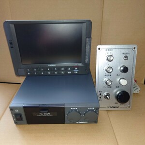 音声合成　FC-8000 本体 TFD-8000 モニター 操作盤(スイッチ)　3点セット