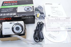 【ecoま】PENTAX Optio E70 単三電池対応 コンパクトデジタルカメラ