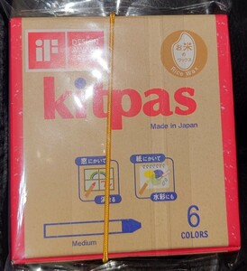 日本理化学 kitpas キットパス ミディアム6色(ライスワックス) 新品未使用