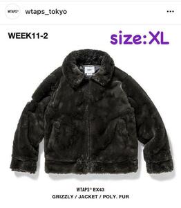 WTAPS GRIZZLY JACKET ファー ジャケット ダブルタップス XL