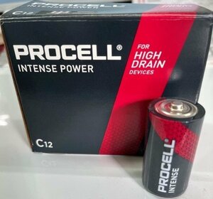 ★4520146252652デュラセル社 プロセル PROCELL まとめ売り 乾電池 単2ｘ12本入 1箱 C12/PX1400/LR14 未使用★