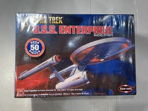 激レア/未開封 STAR TREK U.S.S.ENTERPRISE NCC-1701 プラモデル エンタープライズ 未組立 POLAR LIGHT