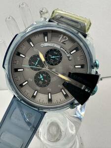 【DIESEL 】クォーツ 腕時計 クロノグラフ 中古品　電池交換済み　稼動品　79-4