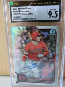 [5枚限定] ２０２２/大谷翔平/Topps/BOWMAN　Chrome /サイン入り/ 鑑定済　美品　ファーストナンバー