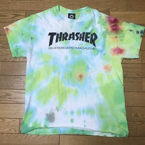 THRASHER MEN’S SHORT SLEEVE T-SHIRTS size-L(着丈70身幅55) 中古 送料無料 NCNR