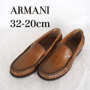 MK5811*ARMANI*アルマーニ*キッズローファー*32-20cm相当