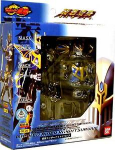 絶版トイ「超合金・装着変身　仮面ライダーナイトサバイブ」未開封新品　2006年発売・現在入手困難品！(「仮面ライダー龍騎」より)