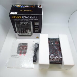 【新品】 ベリンガー / XENYX QX602MP3 MP3プレーヤー搭載アナログミキサー　BEHRINGER