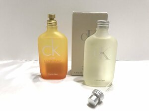 ■【YS-1】香水 ■ カルバンクライン ck ■ シーケー ワン サマー EDT シーケー ワン EDT ■ 100ml 2点セット まとめ【同梱可能商品】■D