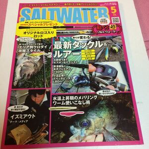 ★☆　ソルトウォーター SALTWATER 2018年５月号　エギング シーバス ヒラメ 青物 メバル ルアー 釣り ☆★