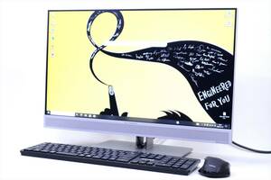 【即配】Office2021搭載！狭額縁回転ディスプレイ！スタイリッシュPC！HP EliteOne 800 G5 i5-9500 RAM8G SSD512G 23.8FHD Win10