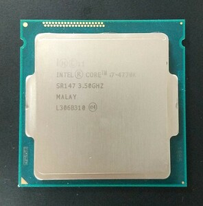 【現状販売品】Intel Core i7-4770k 3.50GHz-3.90GHz PCパーツ CPU 第4世代 LGA1150 4C8T