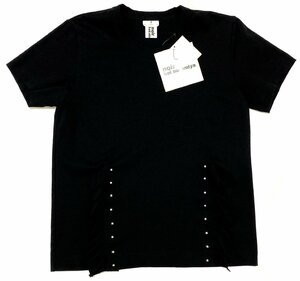 新品同様 ほぼ未使用 タグ有 noir kei ninomiya ノアールケイニノミヤ コムデギャルソン トップス カットソー Tシャツ 半袖 ブラック 黒 S