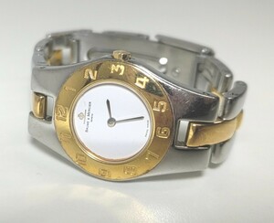 稼働　電池交換済（3/27）良好　ボーム＆メルシエ　BAUME＆MERCIER　コンビ　リネア　クォーツ　腕時計