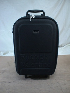 3092　Rudolph Valentino　黒 スーツケース　キャリケース　旅行用　ビジネストラベルバック