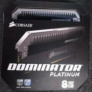 【中古】DDR3メモリ 8GB[4GB2枚組] Corsair DOMINATOR PLATINUM CMD8GX3M2A2133C9 [DDR3-2133 PC3-17000] 