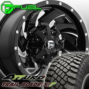 FUEL D574 Cleaver タンドラ セコイア ランクル 20インチタイヤホイールセット ATTURO TRAIL BLADE XT 275/55R20 285/55R20 305/55R20 X/T