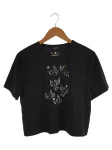 CHANEL◆Tシャツ/M/コットン/BLK/P72139K10336