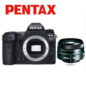 ペンタックス PENTAX K-3 50mm 1.8 単焦点 レンズセット ブラック デジタル一眼レフ カメラ 中古