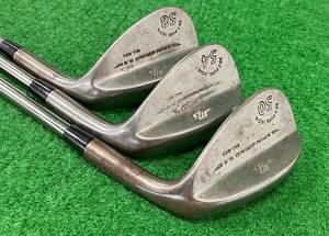 MIURA/三浦技研 MG-R01 99.3pure ノーメッキ 50+54+58 ウェッジ3本組 ATTAS Spinwedge 100 中古