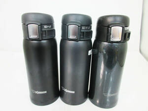 N8953【水筒】3本★象印マホービン★SM-SA36 360ml★SM-SD36 360ml★SM-SC36 360ml★ZOJIRUSHI 直飲み ステンレス マグ ボトル★中古