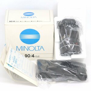 外見美品！ MINOLTA ミノルタ GOLD ゴールドロゴ CLE 90ｍｍ F4 レンズ（質屋 藤千商店）