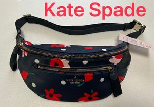 【送料無料】新品◆ケイトスペード Kate Spade ウエストポーチ ウエストバッグ ボディバッグ ワンショルダー 花柄