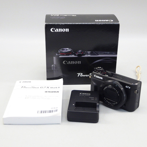 1円〜 Canon キヤノン Power Shot G7X Mark II ※通電・シャッター確認済 現状品 箱付き カメラ 246-2724623【O商品】