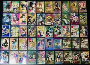 セーラームーン カードダス キラカード 50種類 ダブりなし アマダPPカード 本弾 バンプレカード 初版 Sailor Moon carddass Prism card