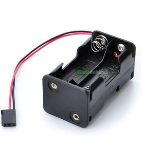 【新品】バッテリーボックス FUTABAコネクター(JRでも使用出来ます） 受信機電源 単三電池4本　