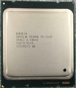 2個セット Intel Xeon E5-2665 SR0L1 8C 2.4GHz 20MB 115W LGA2011 DDR3-1600