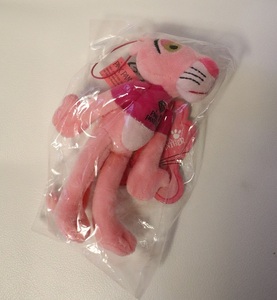 レア！未使用品★ピンクパンサー ピンクの豹 The Pink Panther 携帯可能 プレミアム ぬいぐるみ★アメリカの映画キャラクター★約15ｃｍ★