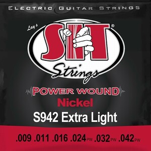 SIT S942 Power Wound Extra Light 009-042 エスアイティー エレキギター弦