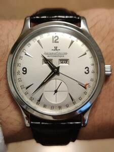 JAEGER-LECOULTRE ジャガールクルト マスターデイト トリプルカレンダー 140.8.87 自動巻き ステンレススティール メンズ 腕時計