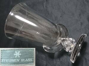 USA スチューベン クリスタルガラス STEUBEN GLASS 直径124㎜　【T436】