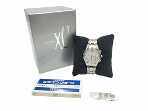 ◎【美品】CITIZEN XC シチズン クロスシー F52 アナログ クオーツ ウォッチ 腕時計 説明書付き 32768Hz DURATECT カレンダー 日付