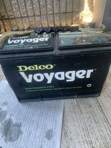 【1円】Delco デルコ Voyager バッテリー 船　ジャンク 現状品