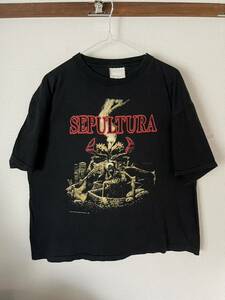 90s SEPULTURA Tシャツ 2 ARISE VINTAGE SODOM PANTERA MEGADETH ANTHRAX COCOBAT ESTAMENT SLAYER METALLICA ALICE IN CHAINS fear of god