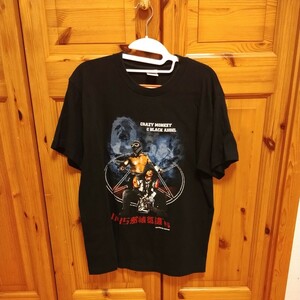 古着即決あり！葛西純　沼澤邪鬼　045邪猿気違s Ｔシャツ　Мサイズ　デスマッチ　クレイジーモンキー