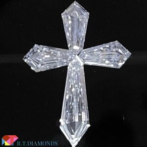 CROSS 十字架形ダイヤモンドセット 1.047ct 4PC/RT1451/CGL