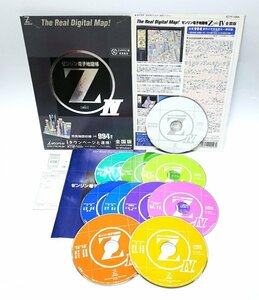 【同梱OK】 ゼンリン電子地図帳 Z Ⅳ / Windows / 地図ソフト / 全国版 / 2001年 / 市街地図収録 / CD-ROM 10枚組