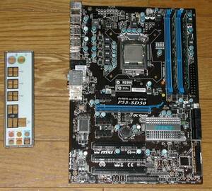 メモリ、CPU付き　MSI　P55-SD50　LGA1156