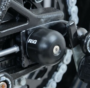 R&G BMW S1000RR(10-15)/S1000R(14-)用リアスウィングアームプロテクター　SP0057BK