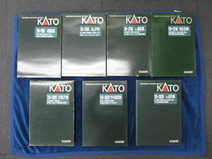 KATO　Nゲージ おまとめ　10-119 485系、10‐158 ALPS、10-316 キハ85系など　計7点　動作未確認　ジャンク出品　