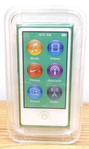 未開封保管品/w-1163/ipod nano 第7世代 16GB グリーン A1446 MD476J/A / GREEN /未使用