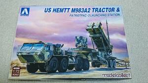 ☆全国送料無料☆未組み立てプラモデル/軍用車両/US HEMTT M983A TRACTOR&PART10TPAC-3LAUNCHING STATION